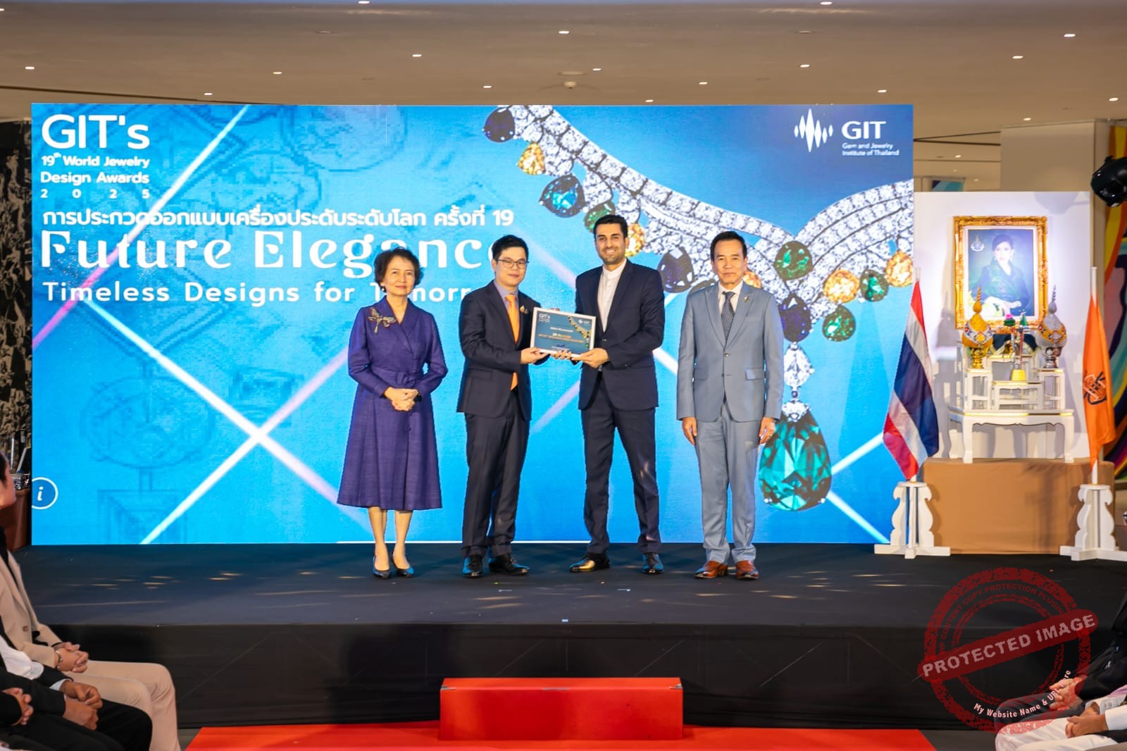 حضور نماینده سفارت ایران در مسابقات طراحی جواهرات تایلند