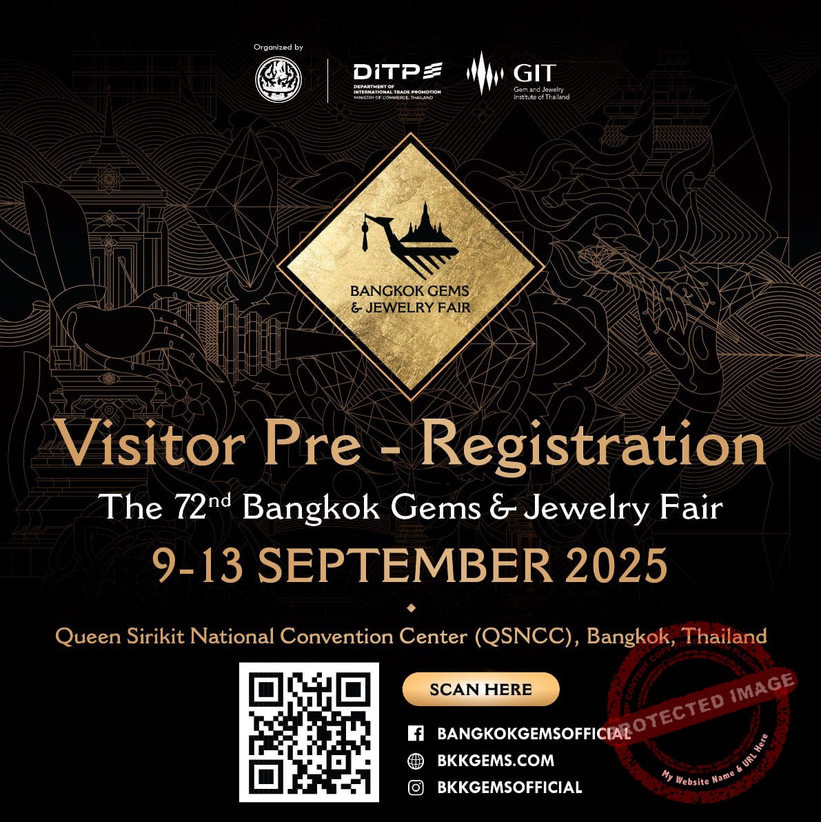 هفتاد و دومین نمایشگاه بین‌المللی جواهرات و سنگ‌های قیمتی بانکوک 2025